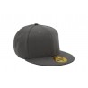 Flat peak cap - 4087:Graphite, Cotton twill, Graphite